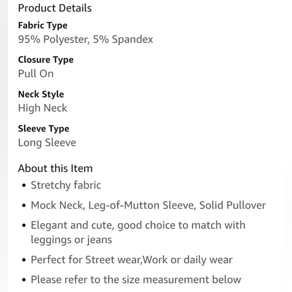 Romwe Lantern Sleeve Red Turtleneck Popover Top - Picture 6 of 12